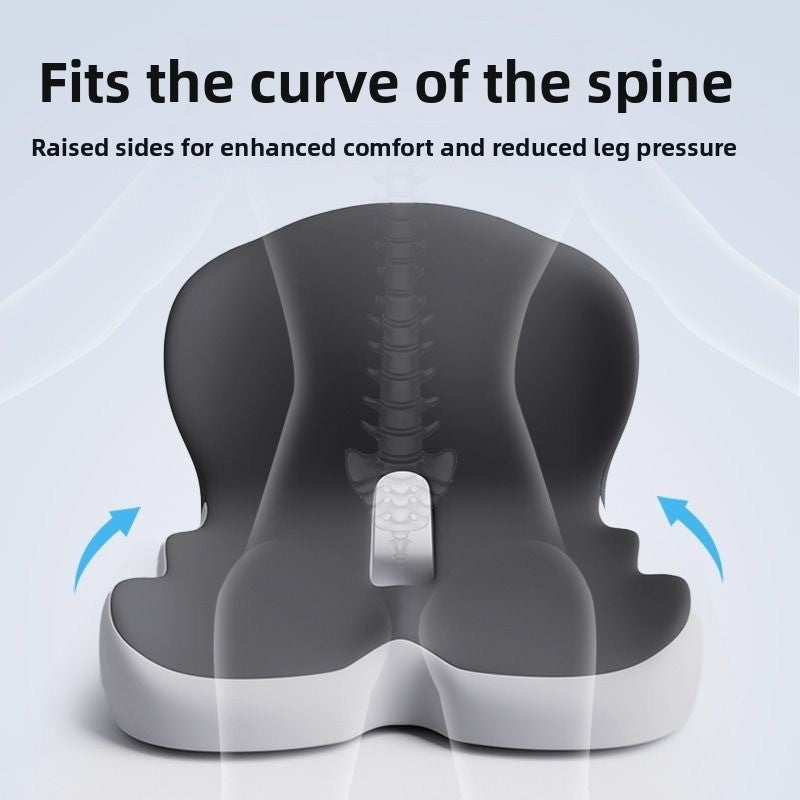 Memory foam integrated seat cushion backrest